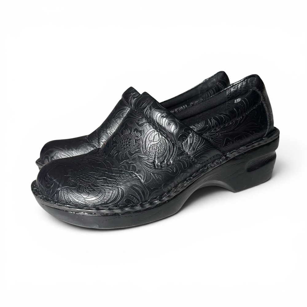 B.O.C. Peggy Clog Slip On Comfort Shoe Size 9.5 M Medical Work Wedge Slip On